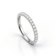 Diamond Wedding Band 1/2 ct tw 14K White Gold